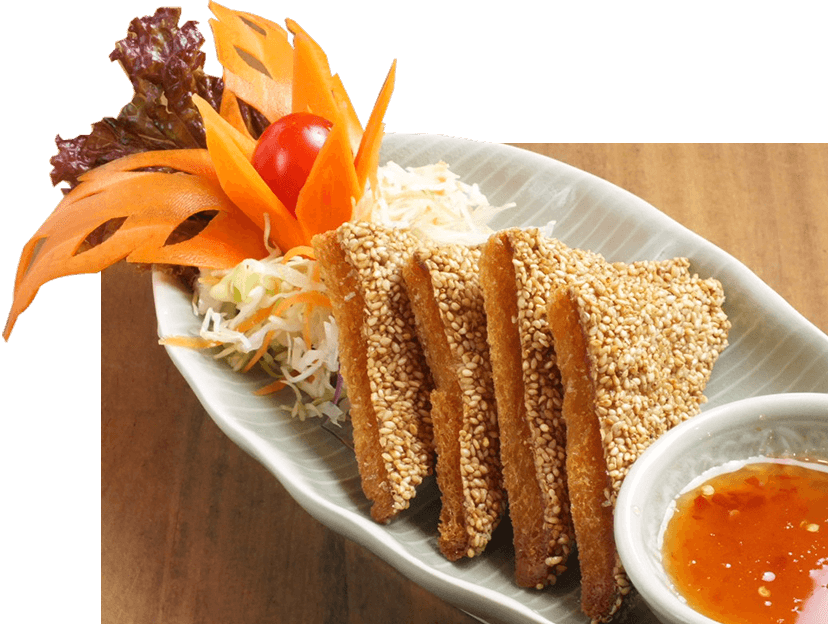 海老のすり身のせパン