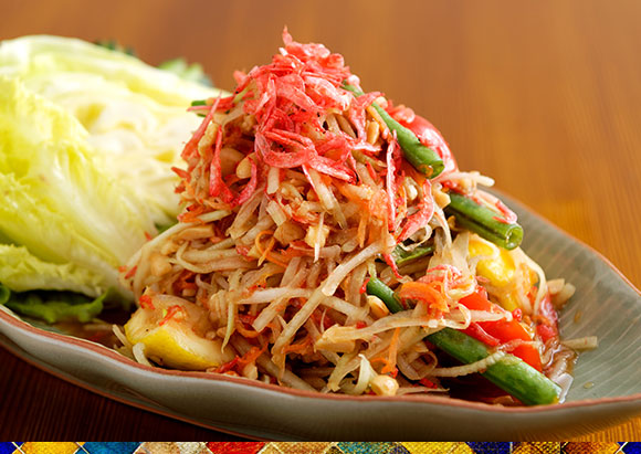 青パパイヤのサラダ