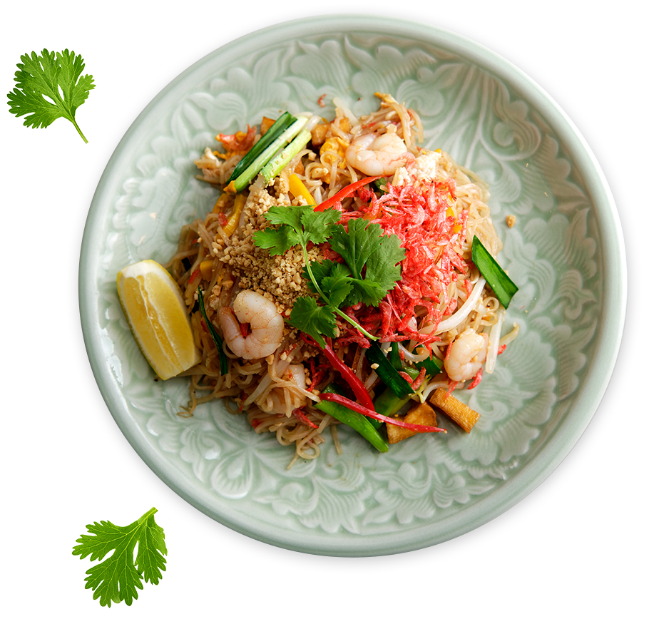 タイ風焼きそば俯瞰